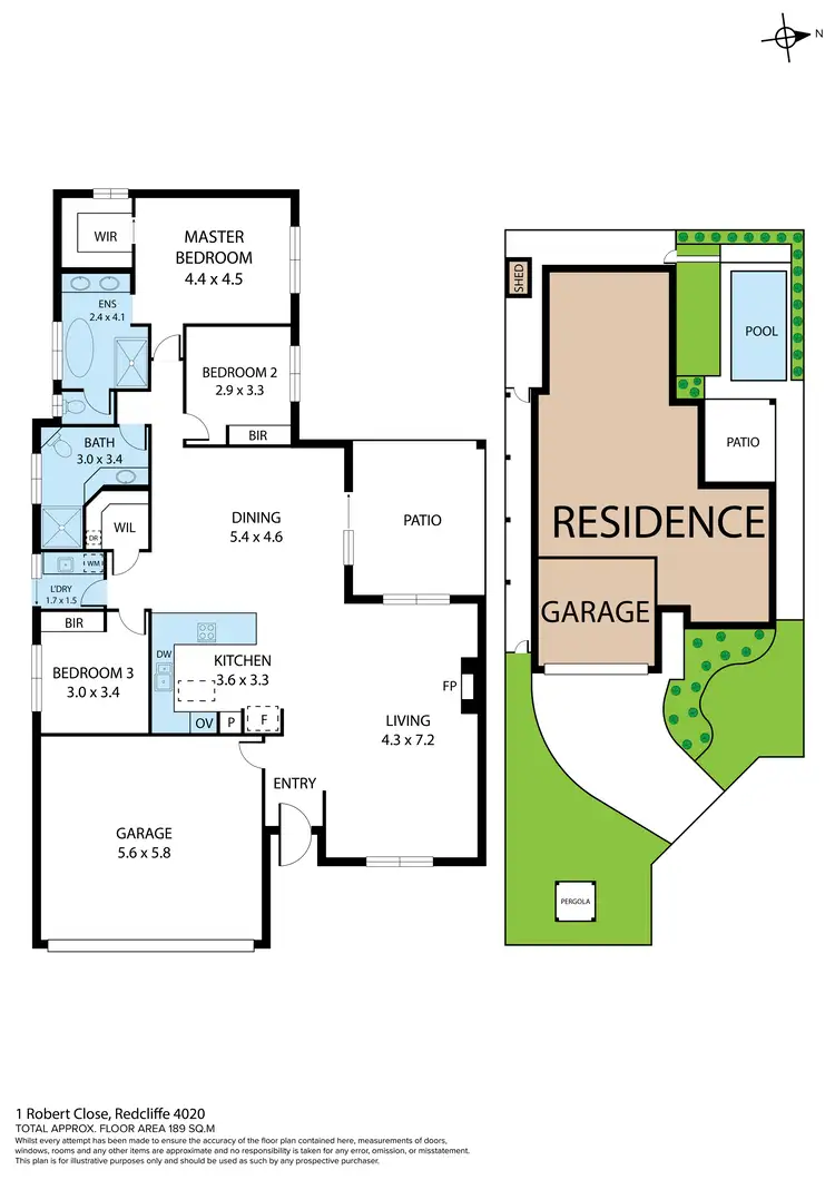 Floorplan of Homely house listing, 1 Robert Close, Redcliffe QLD 4020