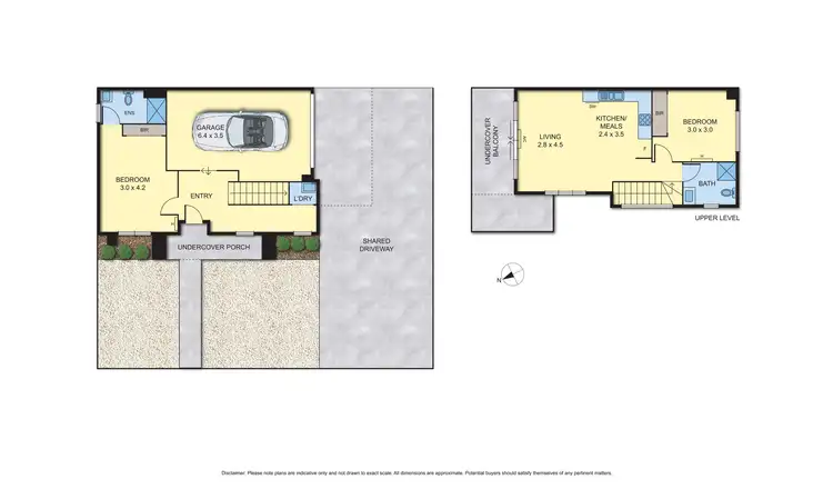 Floorplan of Homely townhouse listing, 1/10 Lorensen Avenue, Coburg North VIC 3058