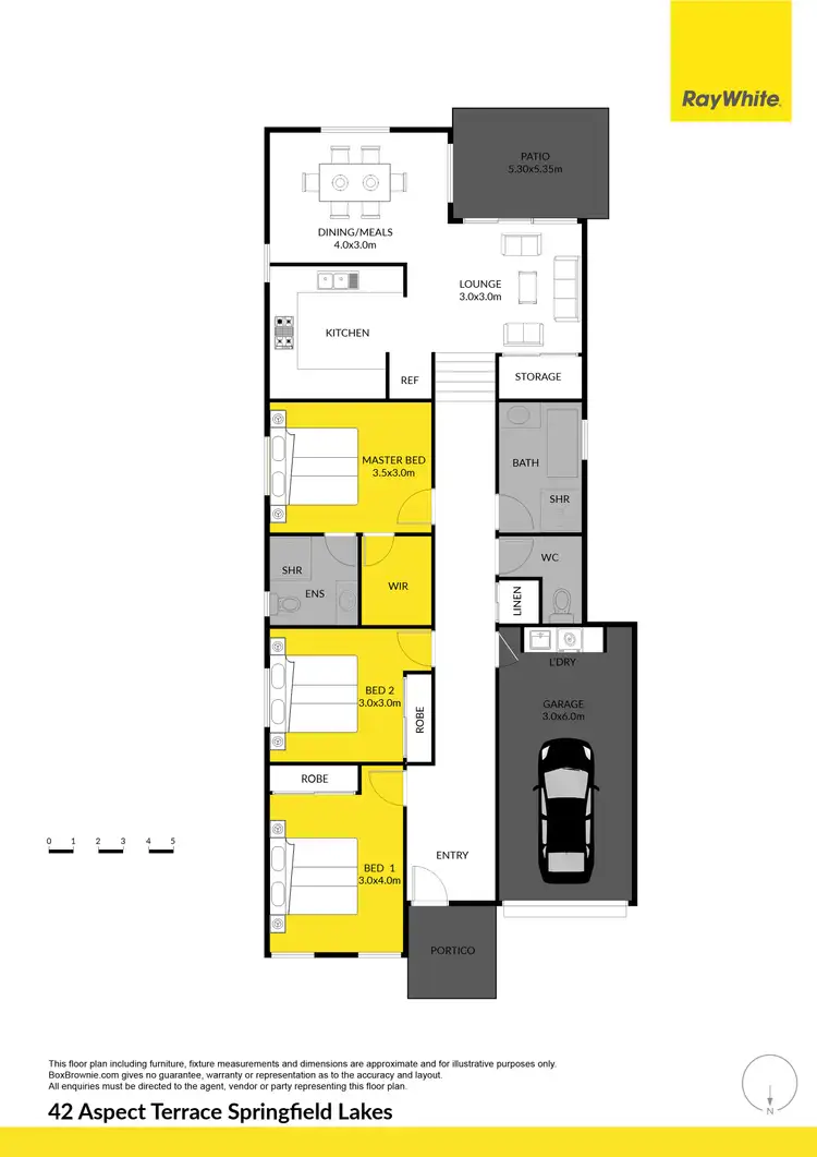 Floorplan of Homely house listing, 42 Aspect Terrace, Springfield Lakes QLD 4300