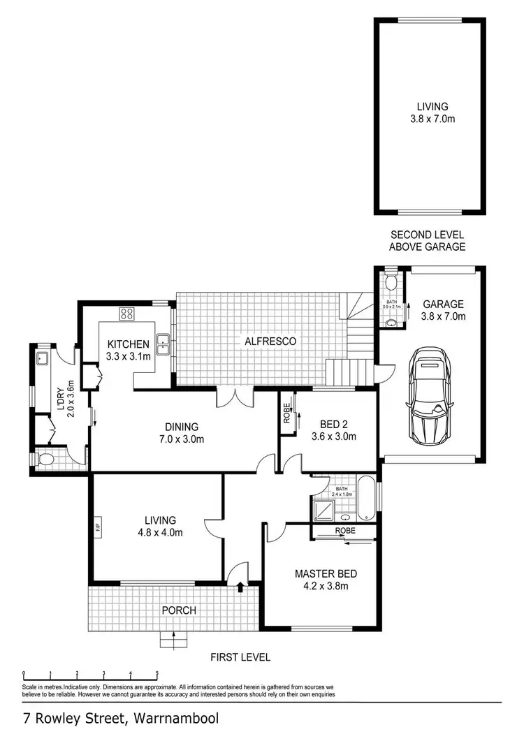 Floorplan of Homely house listing, 7 Rowley Street, Warrnambool VIC 3280