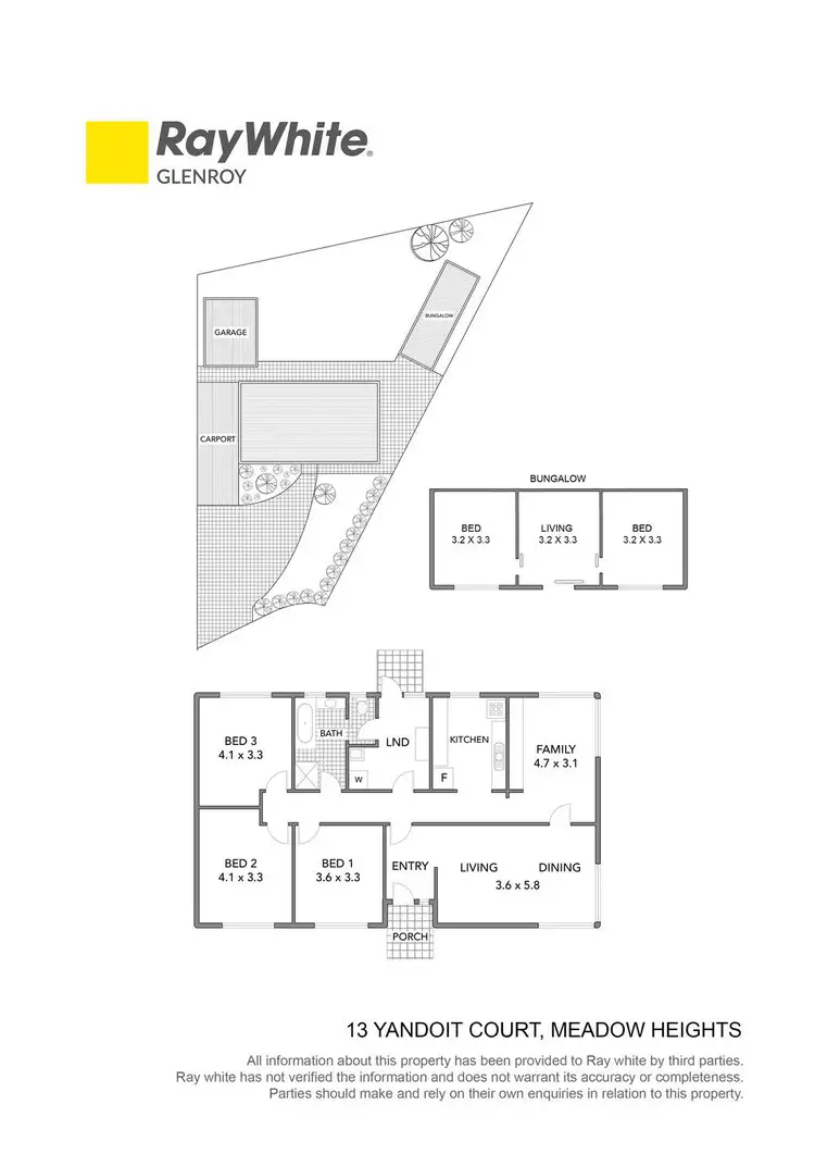 Floorplan of Homely house listing, 13 Yandoit Court, Meadow Heights VIC 3048
