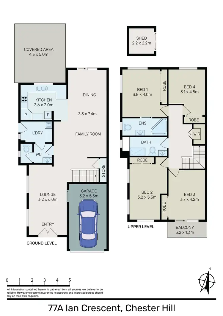 Floorplan of Homely house listing, 77A Ian Crescent, Chester Hill NSW 2162
