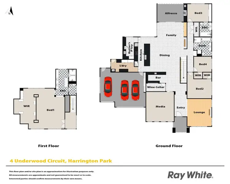 Floorplan of Homely house listing, 4 Underwood Circuit, Harrington Park NSW 2567