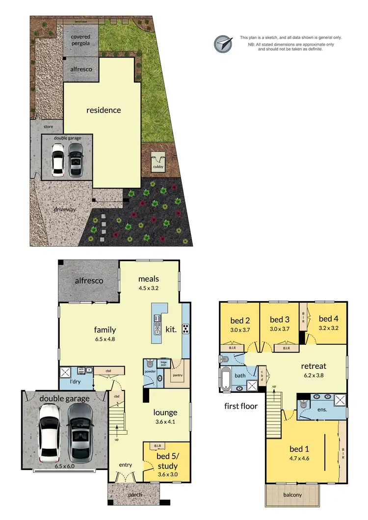 Floorplan of Homely house listing, 40 Norris Circuit, Croydon VIC 3136