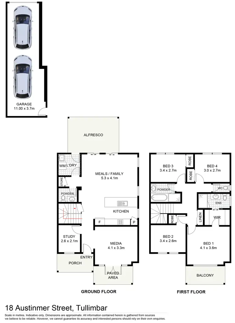Floorplan of Homely house listing, 18 Austinmer Street, Tullimbar NSW 2527