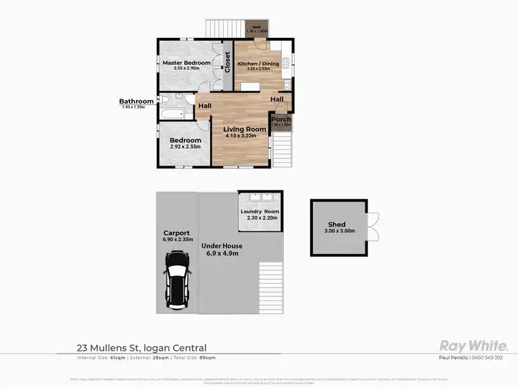 Floorplan of Homely house listing, 23 Mullen Street, Woodridge QLD 4114