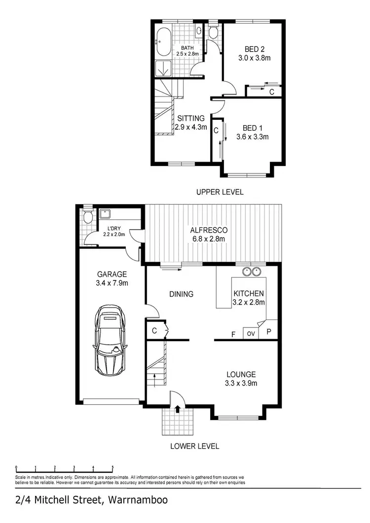 Floorplan of Homely house listing, 2/4 Mitchell Street, Warrnambool VIC 3280