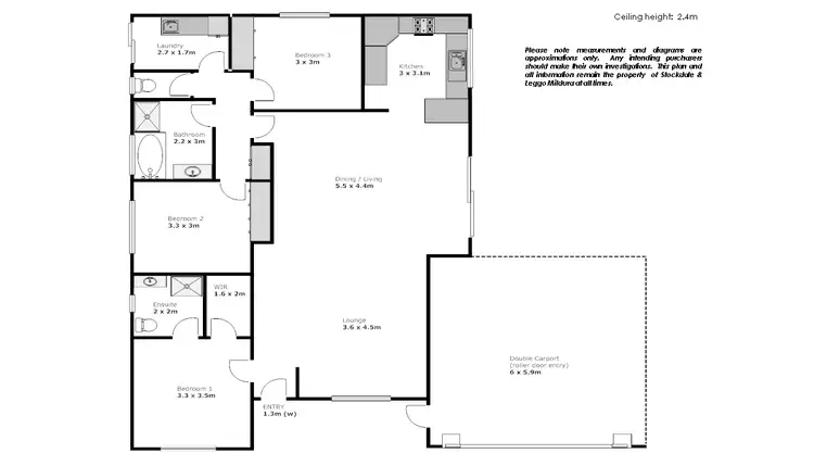 Floorplan of Homely house listing, 37 Belle Gardens Drive, Mildura VIC 3500