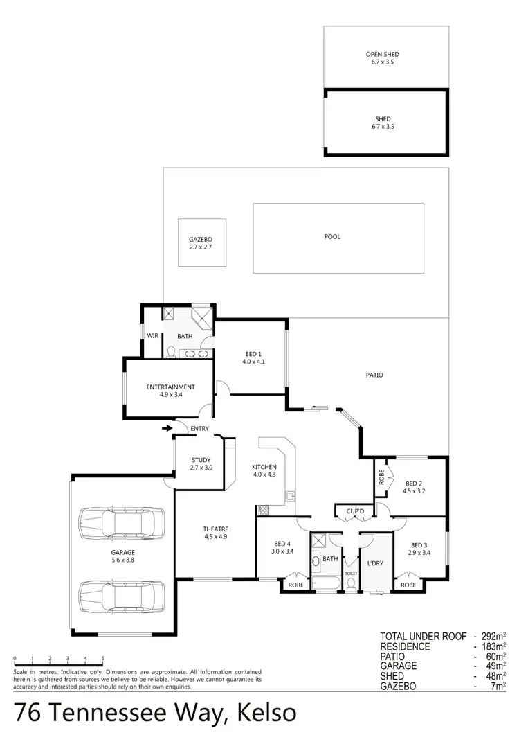 Floorplan of Homely house listing, 76 Tennessee Way, Kelso QLD 4815
