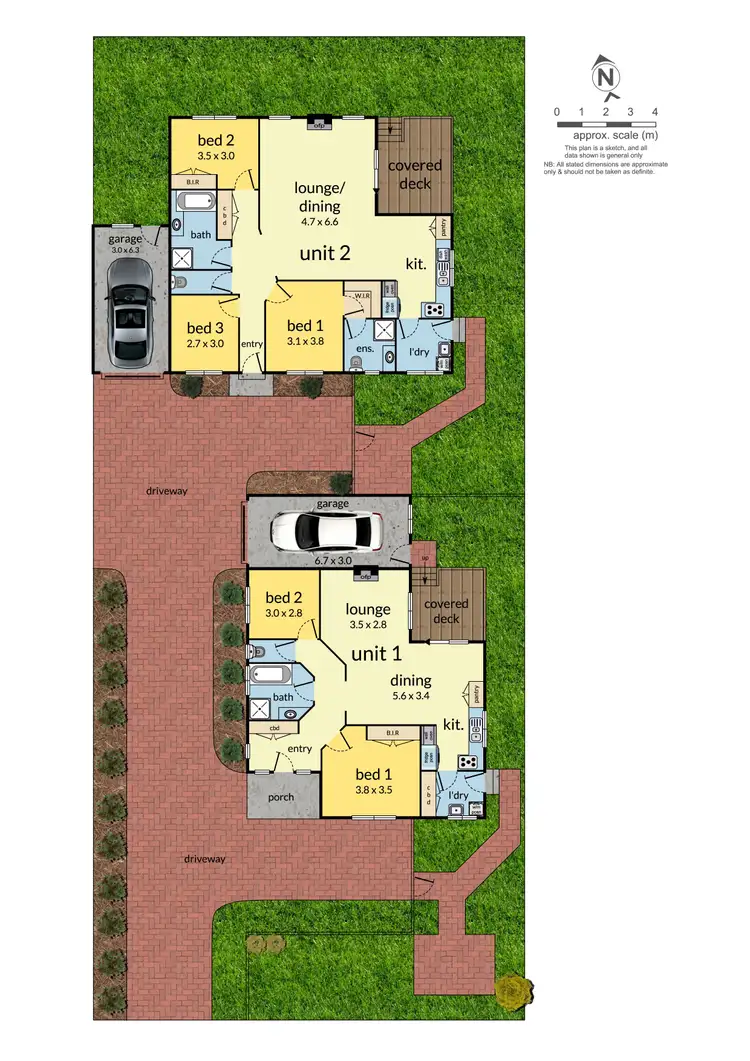 Floorplan of Homely unit listing, 1/497 Waverley Road, Mount Waverley VIC 3149