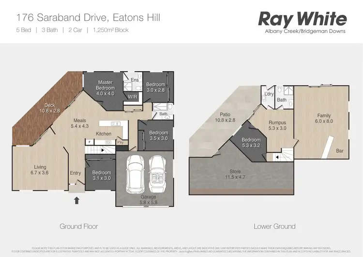 Floorplan of Homely house listing, 176 Saraband Drive, Eatons Hill QLD 4037