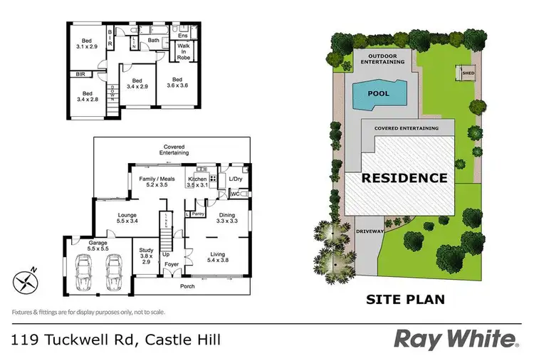Floorplan of Homely house listing, 119 Tuckwell Road, Castle Hill NSW 2154