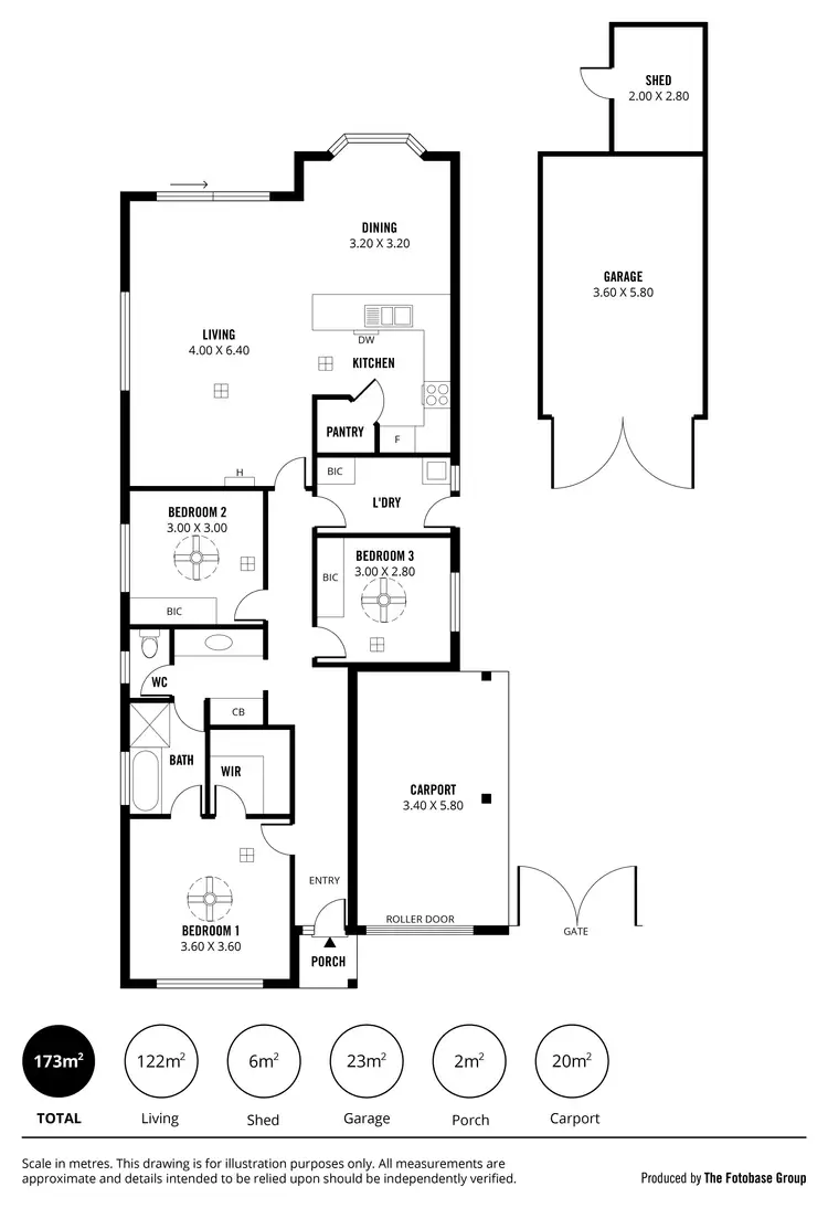 Floorplan of Homely house listing, 40 Sedgemoor Road, Craigmore SA 5114