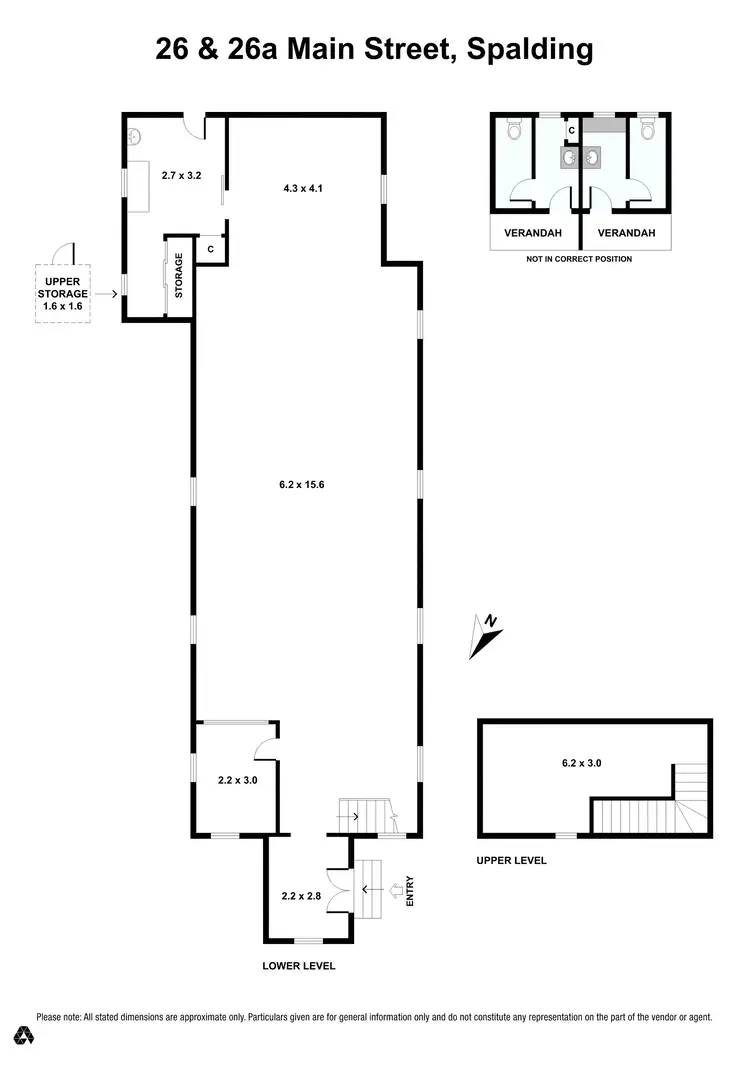 Floorplan of Homely house listing, 26 & 26a Main Street, Spalding SA 5454