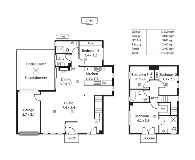 Floorplan of Homely house listing, 1/40 Marshall Terrace, Brooklyn Park SA 5032