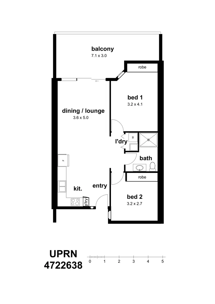 Floorplan of Homely apartment listing, (D.H.A) Defence Housing Australia, Prospect SA 5082