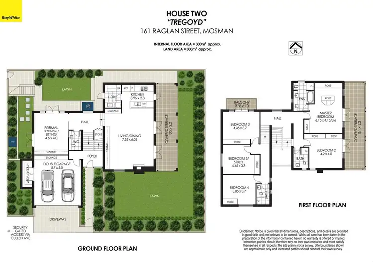 Floorplan of Homely house listing, House 2, 161 Raglan Street, Mosman NSW 2088