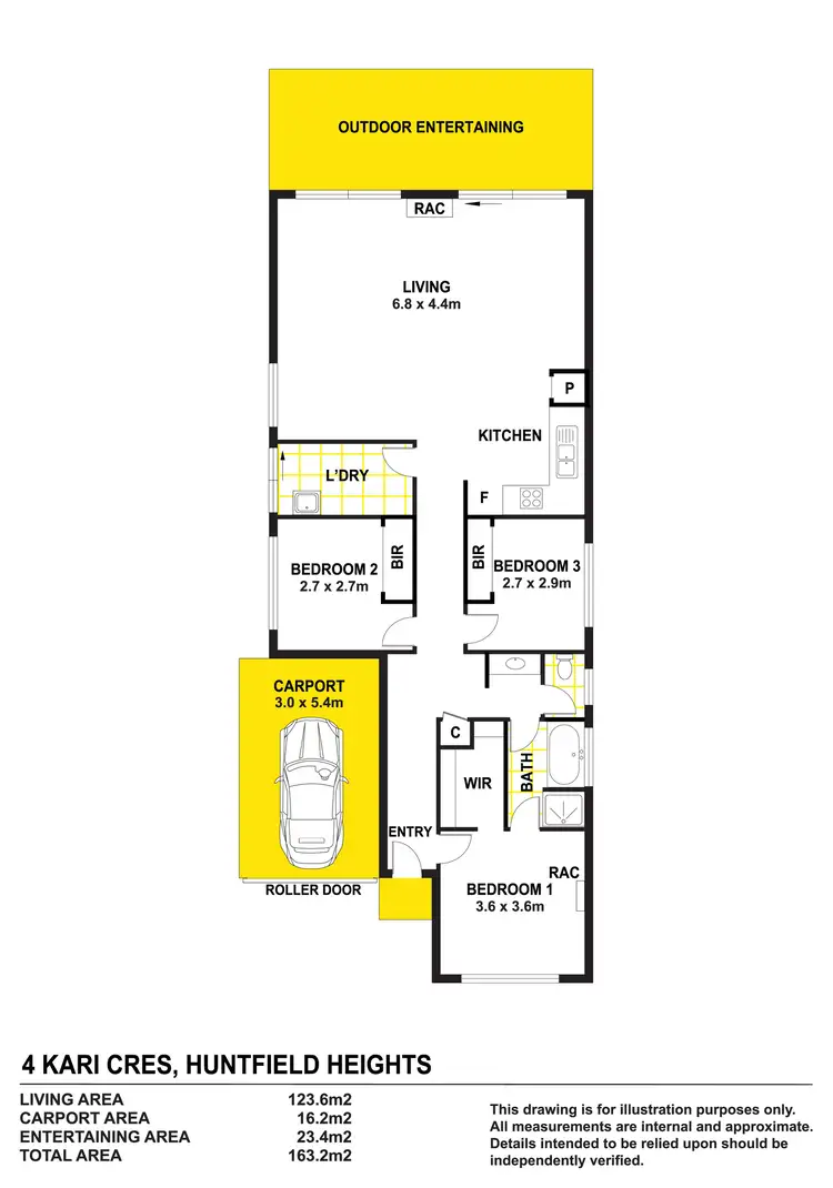 Floorplan of Homely house listing, 4 Kari Crescent, Huntfield Heights SA 5163