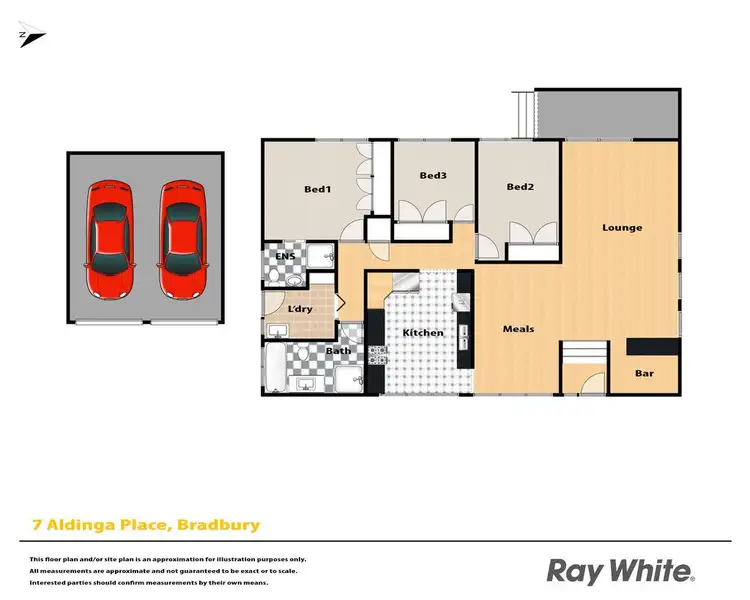 Floorplan of Homely house listing, 7 Aldinga Place, Bradbury NSW 2560