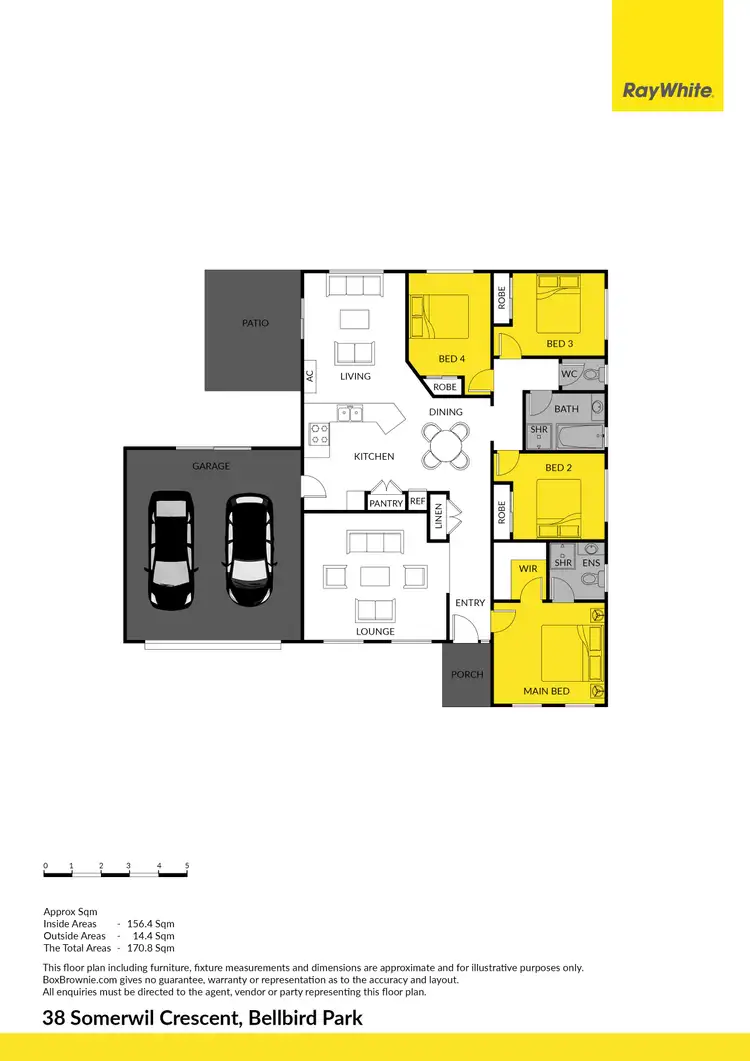 Floorplan of Homely house listing, 38 Somerwil Crescent, Bellbird Park QLD 4300