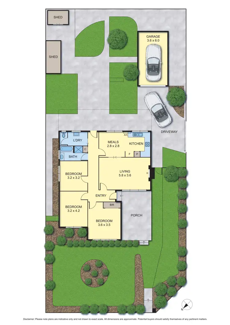 Floorplan of Homely house listing, 2 Patricia Drive, Fawkner VIC 3060