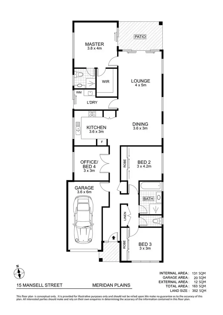 Floorplan of Homely house listing, 15 Mansell Street, Meridan Plains QLD 4551