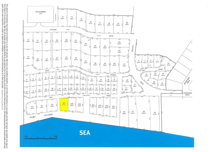 Floorplan of Homely land listing, 4 (Lot 301) Palmer Esplanade, North Beach SA 5556