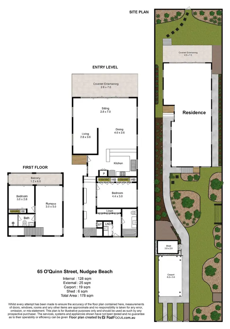 Floorplan of Homely house listing, 65 O'Quinn Street, Nudgee Beach QLD 4014