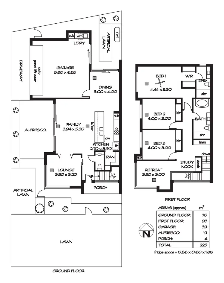 Floorplan of Homely house listing, 51c James Street, Campbelltown SA 5074