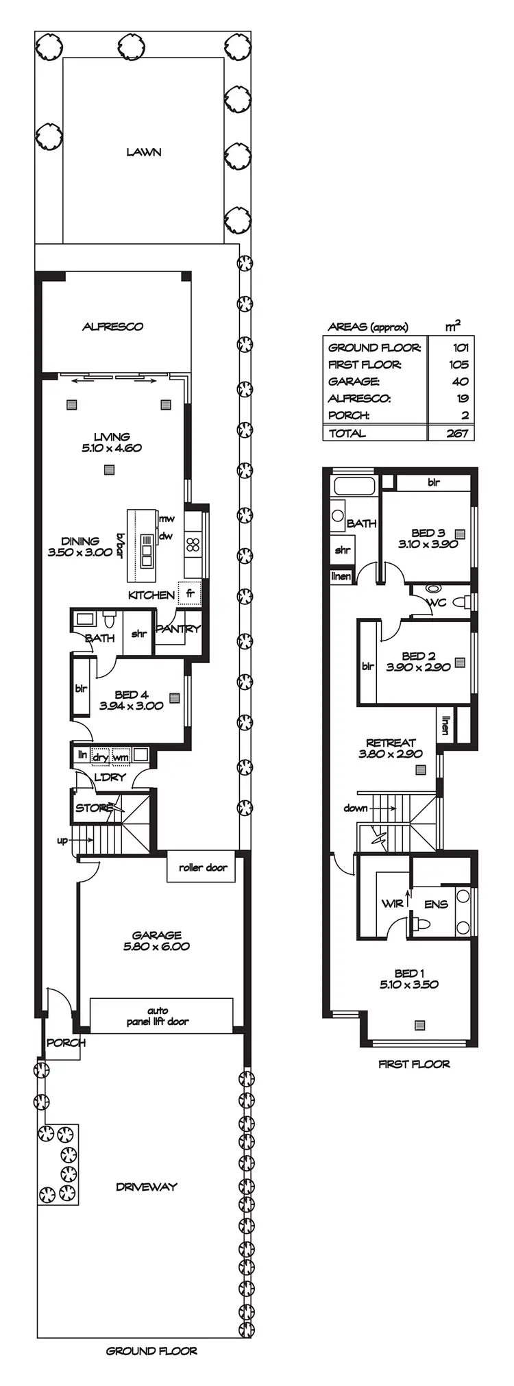 Floorplan of Homely house listing, 27A East Avenue, Allenby Gardens SA 5009