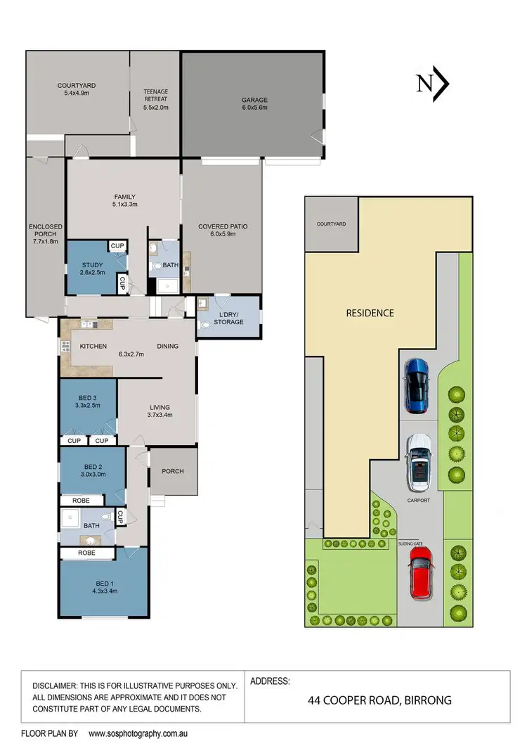 Floorplan of Homely house listing, 44 Cooper Road, Birrong NSW 2143