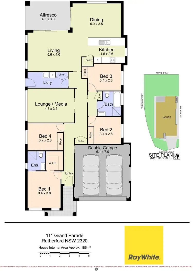 Floorplan of Homely house listing, 111 Grand Parade, Rutherford NSW 2320