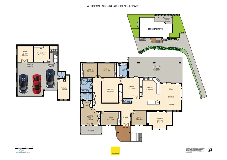 Floorplan of Homely house listing, 43 Boomerang Road, Edensor Park NSW 2176