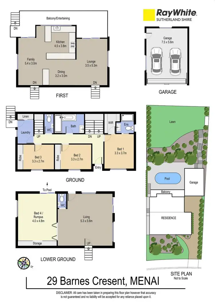 Floorplan of Homely house listing, 29 Barnes Crescent, Menai NSW 2234