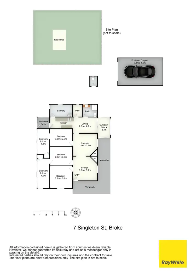 Floorplan of Homely house listing, 7 Singleton Street, Broke NSW 2330