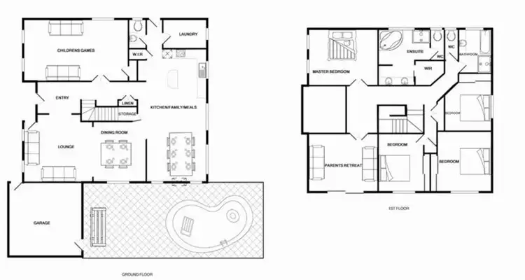 Floorplan of Homely house listing, 9 Rosewood Place, Forest Lake QLD 4078