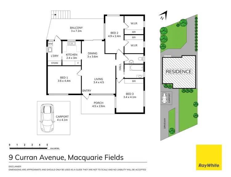 Floorplan of Homely house listing, 9 Curran Avenue, Macquarie Fields NSW 2564