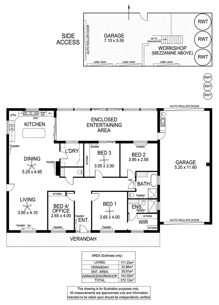 Floorplan of Homely house listing, 57 Dunbar Terrace, Glenelg East SA 5045