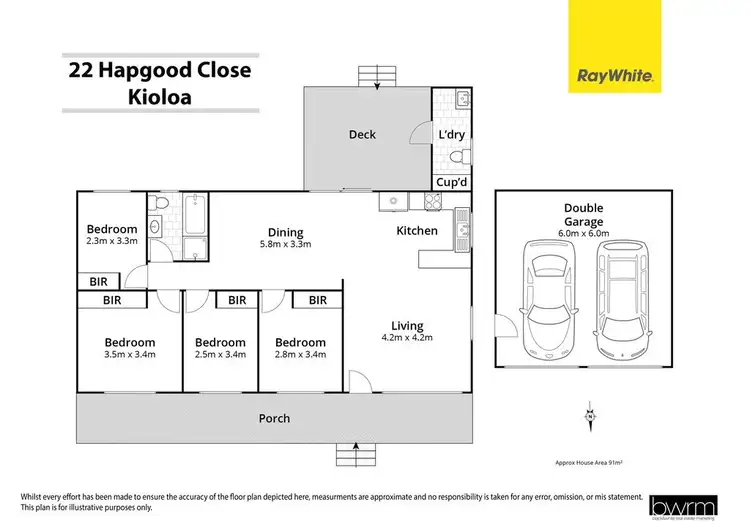 Floorplan of Homely house listing, 22 Hapgood Close, Kioloa NSW 2539