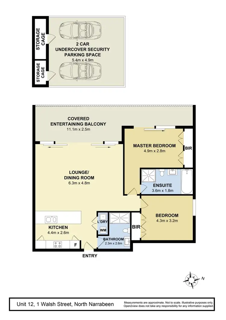 Floorplan of Homely apartment listing, 12/1 Walsh Street, North Narrabeen NSW 2101