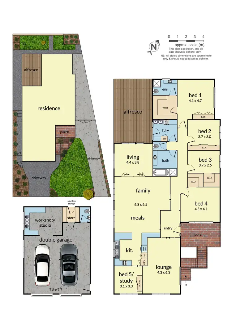 Floorplan of Homely house listing, 17 Harlingford Court, Wheelers Hill VIC 3150