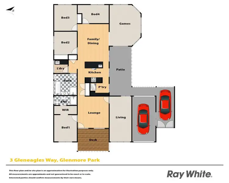 Floorplan of Homely house listing, 3 Gleneagles Way, Glenmore Park NSW 2745