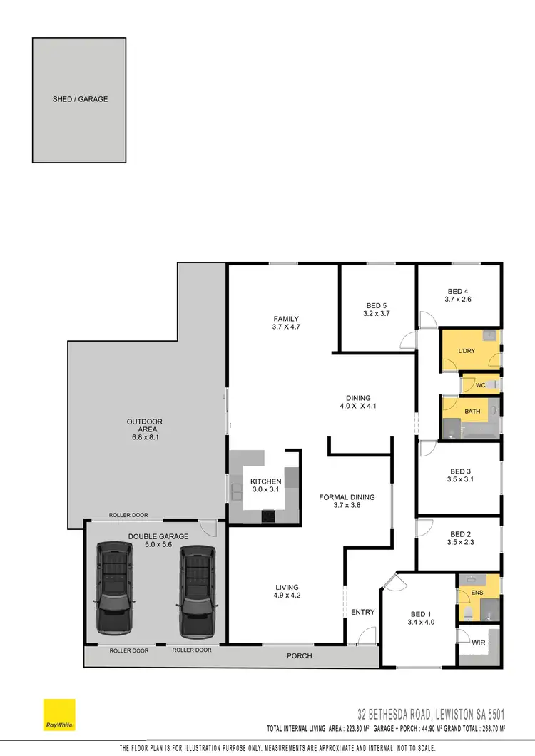 Floorplan of Homely house listing, 32 Bethesda Road, Lewiston SA 5501
