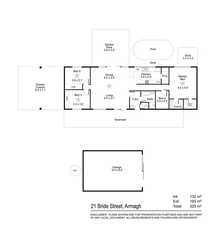 Floorplan of Homely house listing, 21 Bride Street, Armagh SA 5453