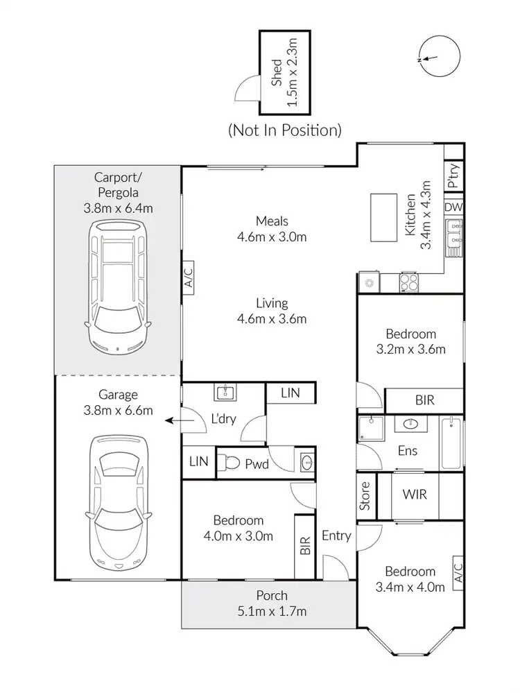 Floorplan of Homely house listing, 4 Francis Court, Lara VIC 3212