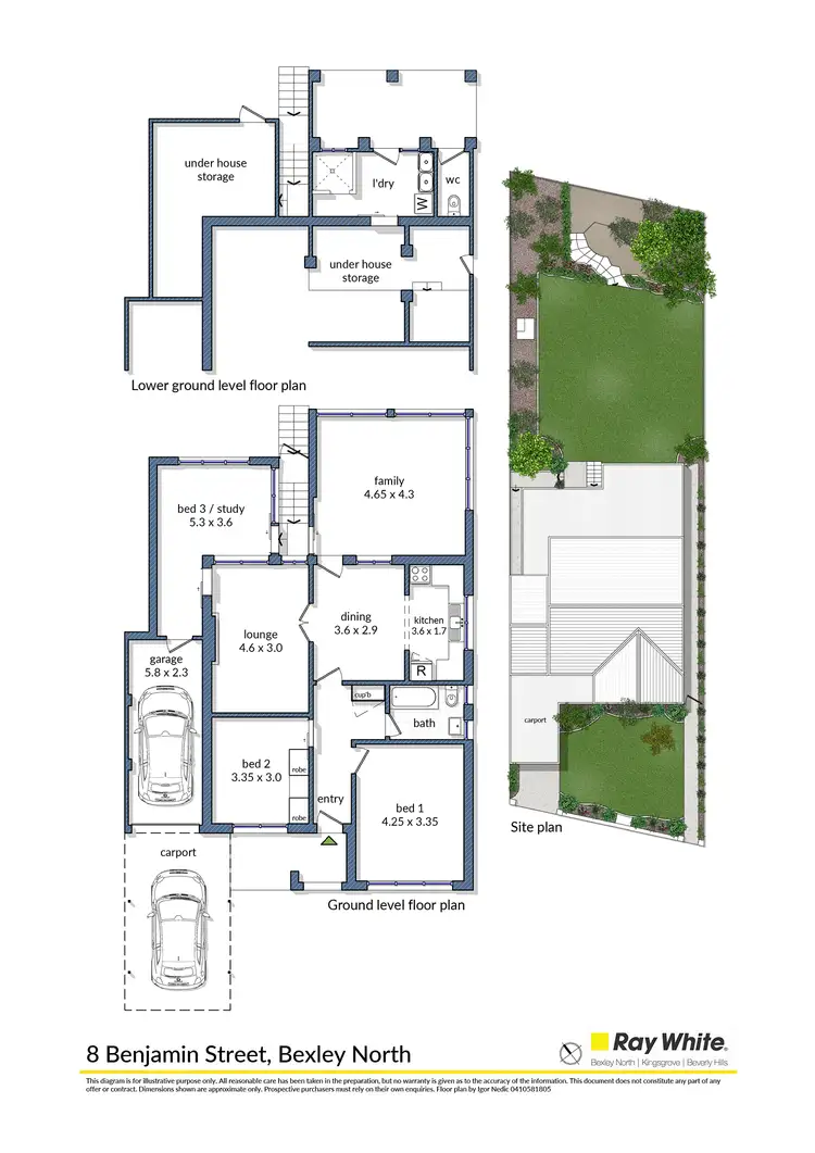 Floorplan of Homely house listing, 8 Benjamin Street, Bexley North NSW 2207