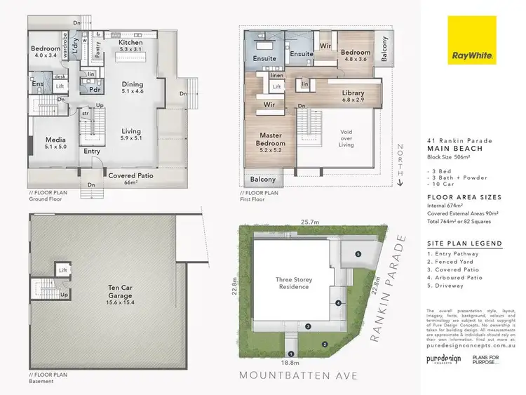 Floorplan of Homely house listing, 41 Rankin Parade, Main Beach QLD 4217