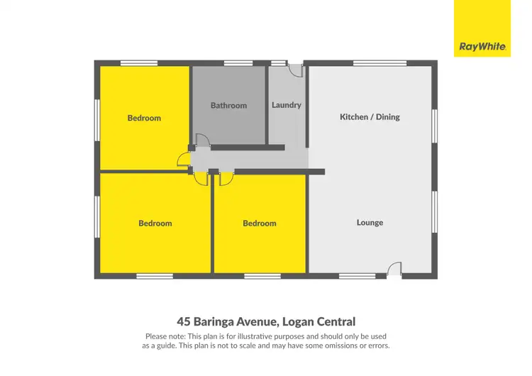 Floorplan of Homely house listing, 45 Baringa Avenue, Logan Central QLD 4114