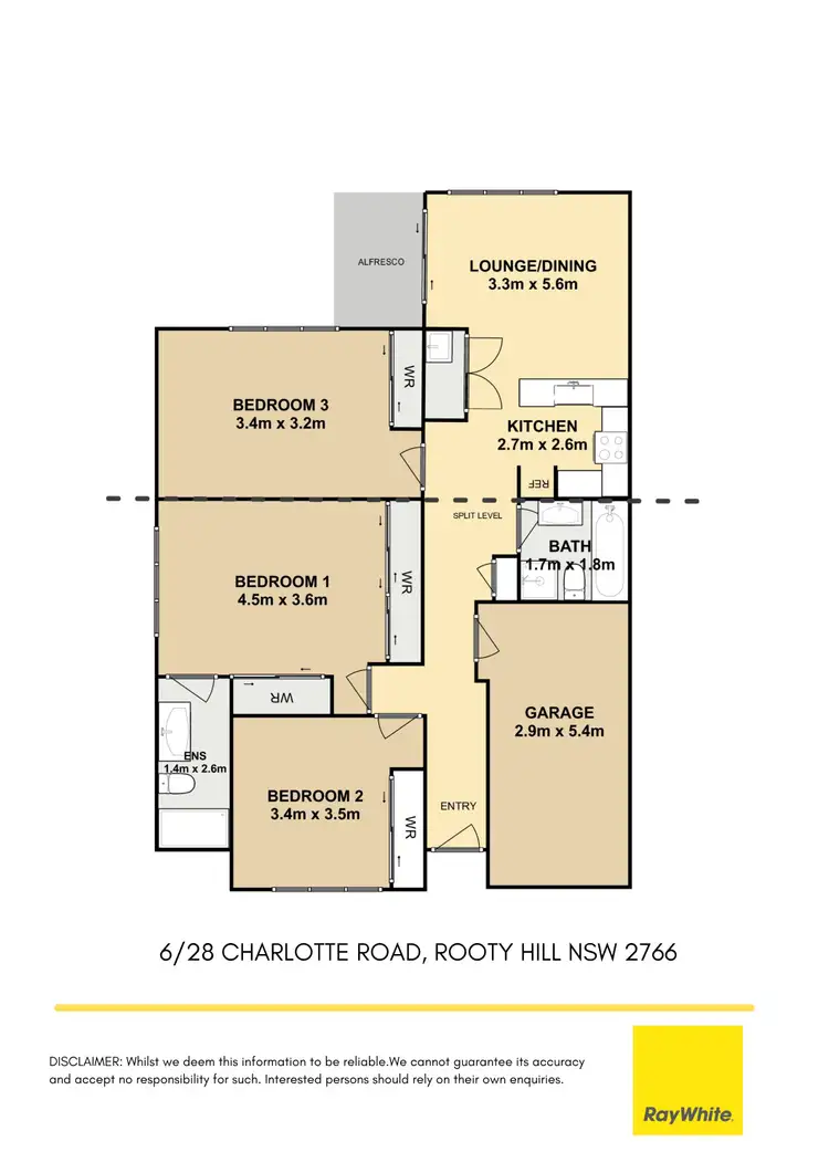 Floorplan of Homely house listing, 6/28 Charlotte Road, Rooty Hill NSW 2766
