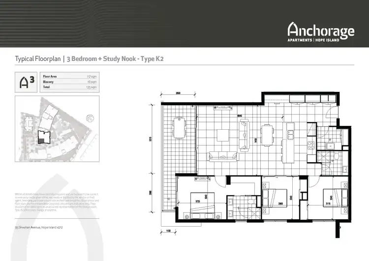 Floorplan of Homely apartment listing, 84/93 Sheehan Avenue, Hope Island QLD 4212